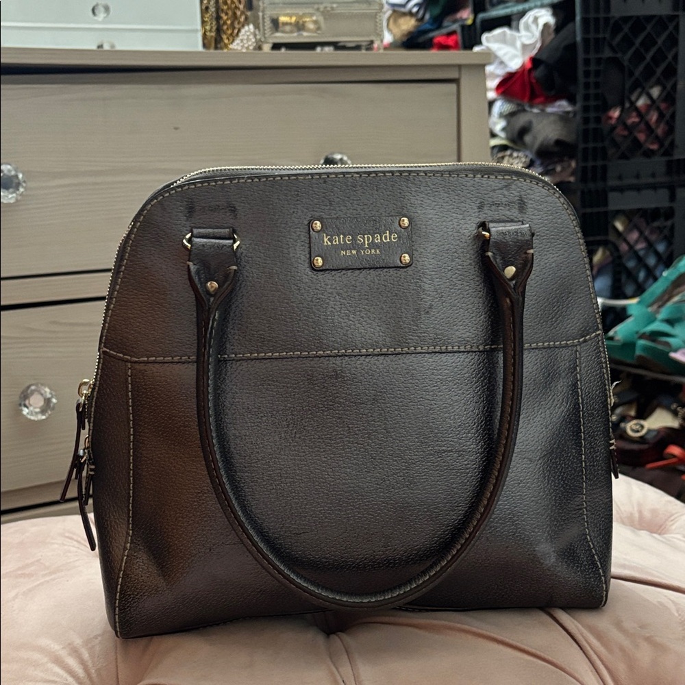 Kate Spade Dark Grey Satchel